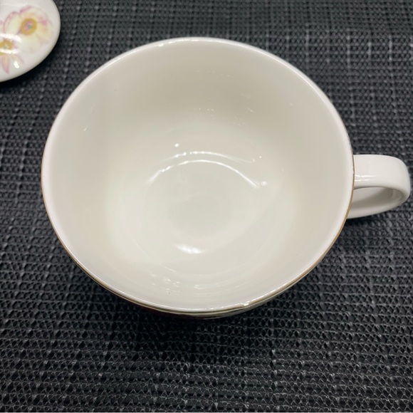 Grace Teaware Tea for One Cup Saucer Infuser With Lid Teapot Poppy Design - Picture 7 of 16